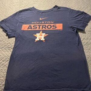 Nike Blue and Orange Short Sleeve Tees